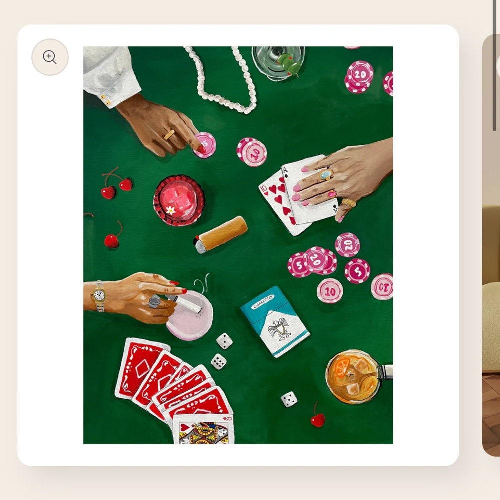 Tayler Cook Art - Women At The Poker Table - Print
